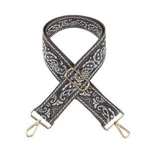 Nib Unbrand Paisley 5cm Colorful Thick Canvas Shoulder Belt Adjustable Strap